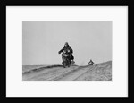 Motorcycle taking part in a trial, c1930s by Bill Brunell