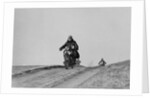 Motorcycle taking part in a trial, c1930s by Bill Brunell