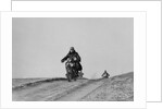 Motorcycle taking part in a trial, c1930s by Bill Brunell