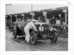 Studebaker of A Hollidge and GAW Laird in the pits at the JCC Double Twelve Race, Brooklands, 1929 by Bill Brunell