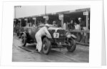 Studebaker of A Hollidge and GAW Laird in the pits at the JCC Double Twelve Race, Brooklands, 1929 by Bill Brunell