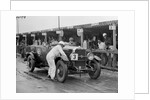 Studebaker of A Hollidge and GAW Laird in the pits at the JCC Double Twelve Race, Brooklands, 1929 by Bill Brunell