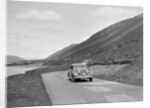 SS Jaguar of CL Bembridge competing in the RSAC Scottish Rally, 1936 by Bill Brunell