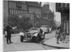 SS Jaguar 100 of SH Newsome competing in the RAC Rally, 1939 by Bill Brunell