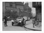 SS Jaguar 100 of SH Newsome competing in the RAC Rally, 1939 by Bill Brunell