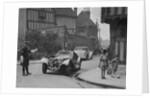 SS Jaguar 100 of SH Newsome competing in the RAC Rally, 1939 by Bill Brunell
