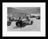 Cars of George Harvey-Noble, Charles Goodacre and Bert Hadley, BRDC 500 Mile Race, Brooklands, 1937 by Bill Brunell