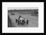 MG racing at Brooklands, Surrey, c1930s by Bill Brunell