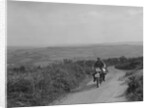 Motorcycle competing in the MCC Torquay Rally, 1938 by Bill Brunell
