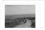 Motorcycle competing in the MCC Torquay Rally, 1938 by Bill Brunell