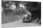 Vauxhall saloon of KFA Walker competing in the MCC Torquay Rally, 1938 by Bill Brunell