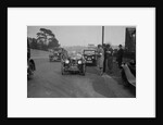 Derby Sports, Riley Monaco and Morris Cowley saloon at the JCC Half-Day Trial, 1930 by Bill Brunell