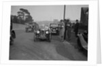 Derby Sports, Riley Monaco and Morris Cowley saloon at the JCC Half-Day Trial, 1930 by Bill Brunell