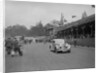 SS Jaguar saloon at a race meeting at Crystal Palace, London, 1939 by Bill Brunell