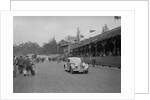 SS Jaguar saloon at a race meeting at Crystal Palace, London, 1939 by Bill Brunell