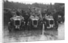 Three Austin 7 TT type Ulsters at the LCC Relay Grand Prix, Brooklands, 1931 by Bill Brunell