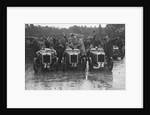 Three Austin 7 TT type Ulsters at the LCC Relay Grand Prix, Brooklands, 1931 by Bill Brunell