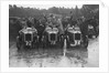 Three Austin 7 TT type Ulsters at the LCC Relay Grand Prix, Brooklands, 1931 by Bill Brunell
