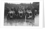 Three Austin 7 TT type Ulsters at the LCC Relay Grand Prix, Brooklands, 1931 by Bill Brunell