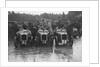 Three Austin 7 TT type Ulsters at the LCC Relay Grand Prix, Brooklands, 1931 by Bill Brunell