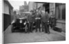 Group of men with a Triumph Super Seven, c1930(?) by Bill Brunell