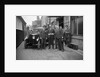 Group of men with a Triumph Super Seven, c1930(?) by Bill Brunell