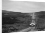 SS Jaguar 100 open 2-seater and Humber saloon competing in the RSAC Scottish Rally, 1939 by Bill Brunell