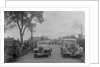 Austin sports saloon of Mrs MS Flewitt and Rolls-Royce saloon at the RSAC Scottish Rally, 1934 by Bill Brunell