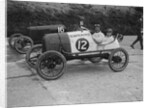 Temperino of JS Wood and Salmson of Andre Lombard at the JCC 200 Mile Race, Brooklands, 1921 by Bill Brunell
