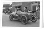 Henry Segrave in his Sunbeam 2 litre GP at Brooklands, Surrey, 1922 by Bill Brunell