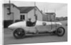 AG Miller in his Wolseley single-seater racer at Brooklands, Surrey, 1920s by Bill Brunell