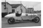 AG Miller in his Wolseley single-seater racer at Brooklands, Surrey, 1920s by Bill Brunell