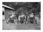 Three Salmsons at the JCC 200 Mile Race, Brooklands, Surrey, 1922 by Bill Brunell