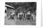 Three Salmsons at the JCC 200 Mile Race, Brooklands, Surrey, 1922 by Bill Brunell