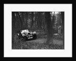 Jaguar SS100 at the Standard Car Owners Club Southern Counties Trial, Hale Wood, Chilterns, 1938 by Bill Brunell