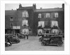 Cars parked outside the Fleece Hotel, Thirsk, Yorkshire, Ilkley & District Motor Club Trial, 1930s by Bill Brunell