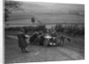 MG PB of K Scales getting a push during the MG Car Club Midland Centre Trial, 1938 by Bill Brunell