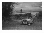 MG TA of Ken Crawford of the Cream Cracker Team at the MG Car Club Midland Centre Trial, 1938 by Bill Brunell
