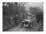 MG TA of Maurice Toulmin of the Cream Cracker Team at the MG Car Club Midland Centre Trial, 1938 by Bill Brunell