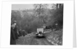 Standard Nine saloon of Mrs M Vaughan competing in the Sunbac Colmore Trial, Gloucestershire, 1933 by Bill Brunell