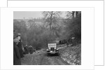 Standard Nine saloon of Mrs M Vaughan competing in the Sunbac Colmore Trial, Gloucestershire, 1933 by Bill Brunell