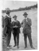 John Portwine and Selwyn Edge of AC Cars at Brooklands motor racing circuit, Surrey, c1921 by Bill Brunell