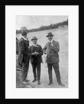 John Portwine and Selwyn Edge of AC Cars at Brooklands motor racing circuit, Surrey, c1921 by Bill Brunell