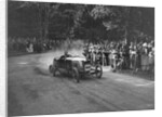 Unidentified open 4-seater competing in the MAC Shelsley Walsh Hillclimb, Worcestershire, 1923 by Bill Brunell