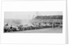 Cars at the start of a BARC race, Brooklands, 1930 by Bill Brunell