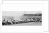 Cars at the start of a BARC race, Brooklands, 1930 by Bill Brunell