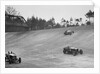 Bentley of Major H Butler and Sunbeam of BO Davis racing at a BARC meeting, Brooklands, 1930 by Bill Brunell