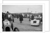 Marendaz Special of AC Hess and Bugatti Type 35 of O Bertram at a BARC meeting, Brooklands, 1930 by Bill Brunell