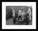 Bentley single-seater of Tim Birkin, winner of a race at a BARC meeting, Brooklands, 1930 by Bill Brunell