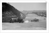 Bentley of Tim Birkin and Austro-Daimler of Edgar Fronteras, BARC meeting, Brooklands, 1930 by Bill Brunell